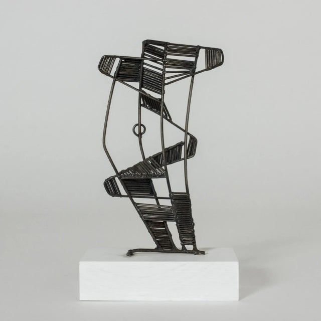 Metal Kadrilj Sculpture by Fred Leyman For Sale - Image 7 of 7