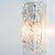 Silver Wave Textured Glass Silver Wall Light by J. T. Kalmar for Kalmar, 1970s For Sale - Image 8 of 14