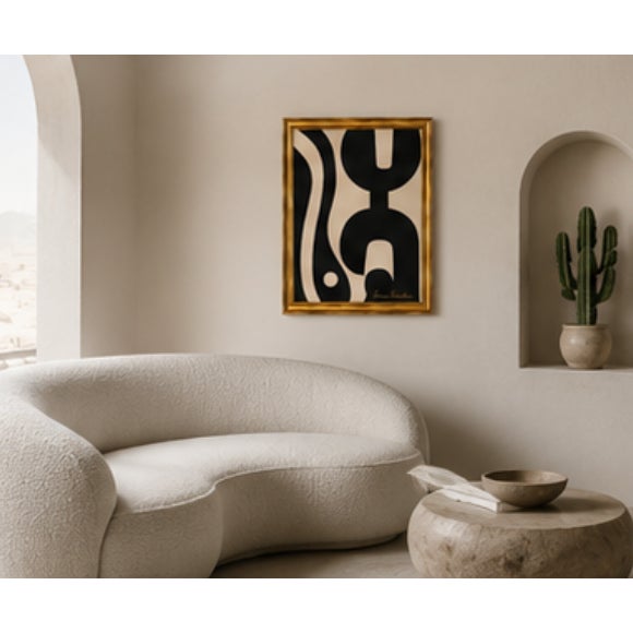 Midnight Forms Modern Painting, Farmed by Bryan Boomershine For Sale In Palm Springs - Image 6 of 8