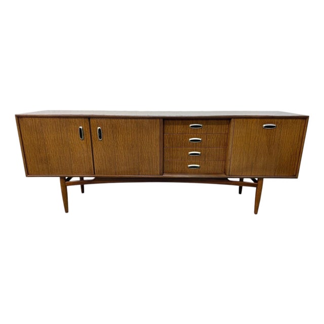 Mid-Century Modern G-Plan Walnut Sideboard For Sale