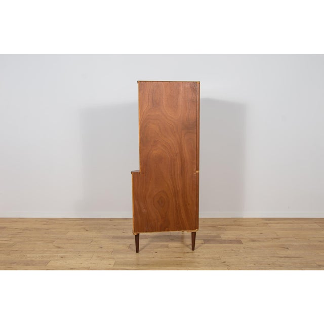 Mid-Century Corner Teak Cabinet, Denmark, 1960s For Sale - Image 6 of 15
