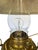 This impressive brass ceiling lamp, labeled and named "The Rochester," is a beautifully preserved and converted piece of...