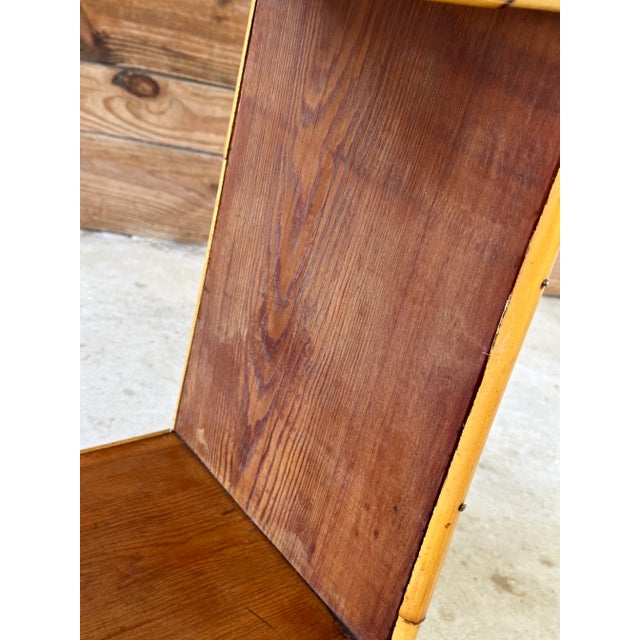 1950’s Coastal Old Florida Split Bamboo Grasscloth Planter For Sale - Image 10 of 13