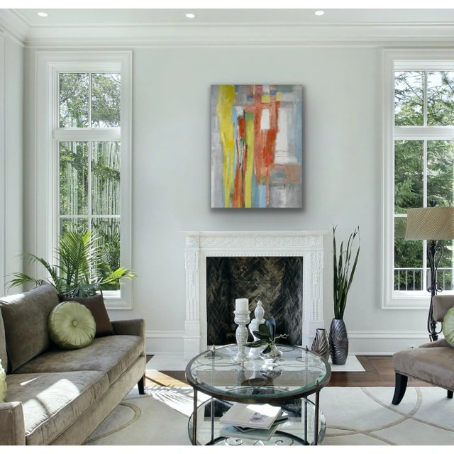 2020s Contemporary Abstract Original Oil Painting For Sale - Image 5 of 12