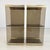 Dimensions: H 30.3” x W 13” x D 11” Pair of Vintage Italian étagères designed by Gallotti & Radice, constructed from...