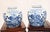 Ceramic Chinese Blue and White Porcelain Urns Nanking Temple, Set of 2 For Sale - Image 7 of 7