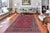 Red 1960s Fine 9'7" X 12'11" Hand-Knotted Wool Area Rug - Traditional Medallion For Sale - Image 8 of 8