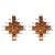 Metal Copper Cassiope 9 Level Suspension Lamps by Sebastien Sauze, Set of 2 For Sale - Image 7 of 7
