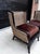 Bamboo Seagrass & Rattan Wing Back Velvet Chairs - a Pair For Sale - Image 4 of 11