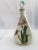 Vintage Worchester Porcelain Perfume Decanter With Applied Flowers