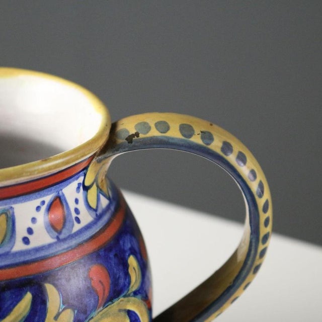 Alberto Rubboli Gualdo Tadino Maiolica Pourer For Sale - Image 4 of 9