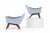 Adrian Pearsall Pair of Mid Century Adrian Pearsall Lounge Chairs Model 1806-C for Craft Associates- Pair For Sale - Image 4 of 4