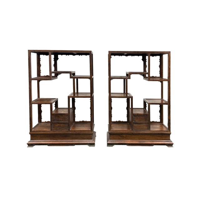 This exquisite Oriental "Treasure" Display Cabinet is a masterclass in traditional craftsmanship and asymmetric elegance....