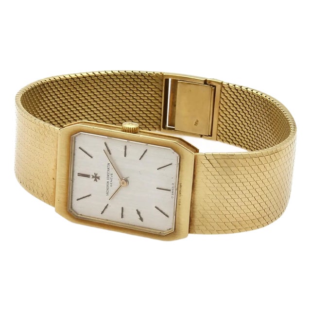 Vacheron Constantin 18k Yellow Gold Hand Wind Men's Wristwatch For Sale