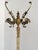 Gold Vintage Italian Onyx Marble and Brass Hall Tree with Rotating Crown and Sculptural Base, 1960s For Sale - Image 8 of 18