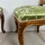 Pair French Provincial Louis XV-Style Side Chairs – Walnut & Green Upholstery For Sale - Image 12 of 12