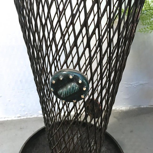 Umbrella Stand in the style of Mathieu Matégot for Atelier Matégot, 1950s For Sale - Image 15 of 18