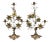 Antique French Baroque Gold Gilt Bronze Altar Church Candlestick Candelabra Pair For Sale