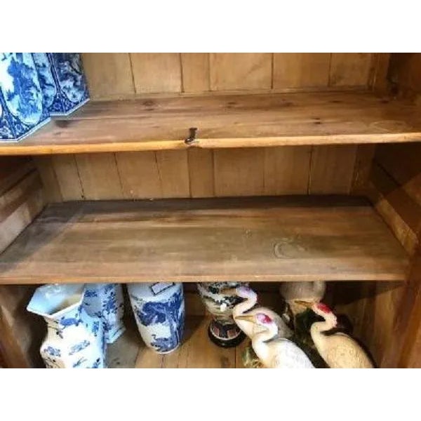 Country French Cherry Antique Armoire For Sale - Image 9 of 11