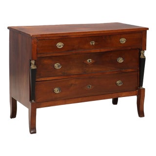 Empire Chest of Drawers in Walnut For Sale