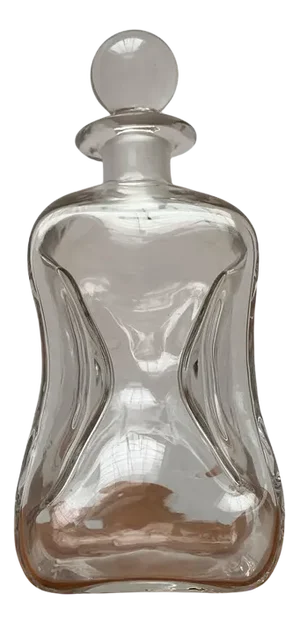 Vintage Danish Glass Kluk Kluk Bottle from Holmegaard