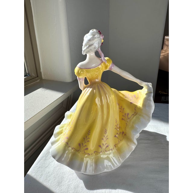 Royal Doulton Mid 20th Century Royal Doulton Figurine ~ “Ninette” ~ Hn 2379 For Sale - Image 4 of 12