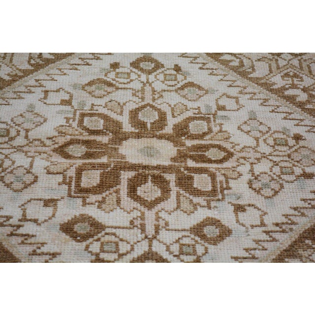 Turkish Vintage Turkish Hand Knotted Wool Rug, 3'4''x10'7'' For Sale - Image 3 of 5
