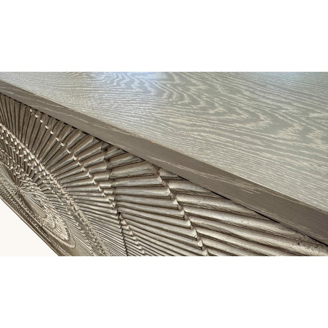 John Richard Organic Modern Cosmos Gray Oak Sideboard Credenza For Sale - Image 10 of 15