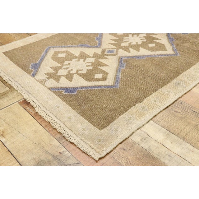 Vintage Turkish Oushak Rug - 02'11 X 05'05 For Sale In Dallas - Image 6 of 9