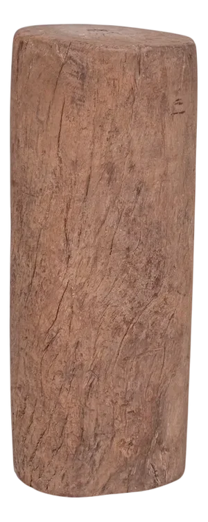 Antique Wooden Tree Trunk Pedestal