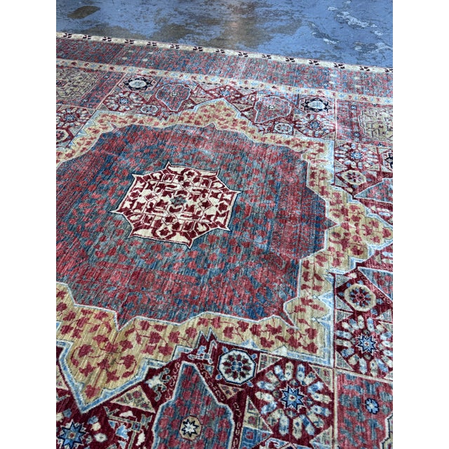 6ft 6in × 8ft 4in Gallery Ephesus Mamluk Area Rug For Sale In San Francisco - Image 6 of 12
