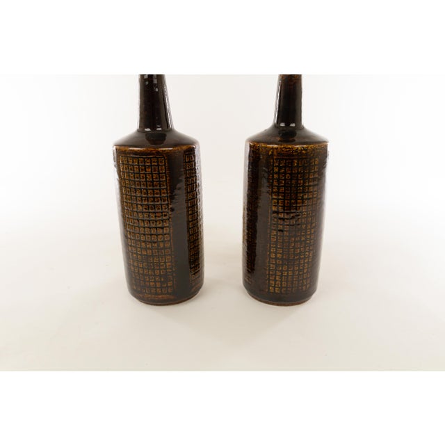 Brown Dl/30 Table Lamps by Linnemann-Schmidt for Palshus, 1960s, Set of 2 For Sale - Image 6 of 8