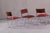 1980s Vintage Steel Stacking Chairs, Germany, 1980s, Set of 4 For Sale - Image 5 of 13