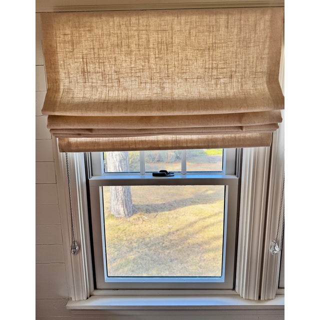 Contemporary The Shade Store Roman Shades - Set of 4 For Sale - Image 3 of 8