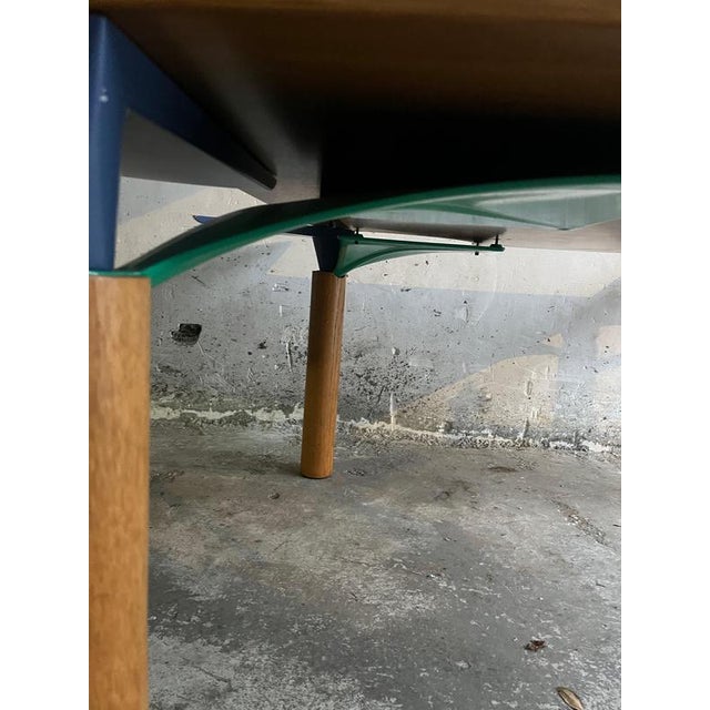 Square Convertible Table by Francesco Binfaré for Cassina, 1980s For Sale - Image 4 of 11