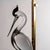 Italian Table Lamp in Murano Glass and Brass with Heron Figure, 1970s For Sale - Image 4 of 10