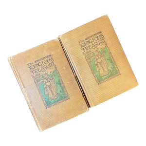 A Pair of the Young Folks Treasury Volume I & Ii; Circa 1917 - Set of 2