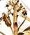 Gold 1960s Vintage Italian Gold Gilded Corn Husk Large Wall Sconces - a Pair For Sale - Image 8 of 10