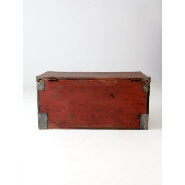 Antique Carpenter's Chest For Sale - Image 4 of 13