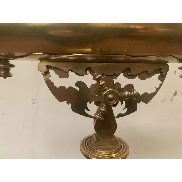 Brass Telescope and Mahogany Stand, 20th Century For Sale - Image 3 of 12