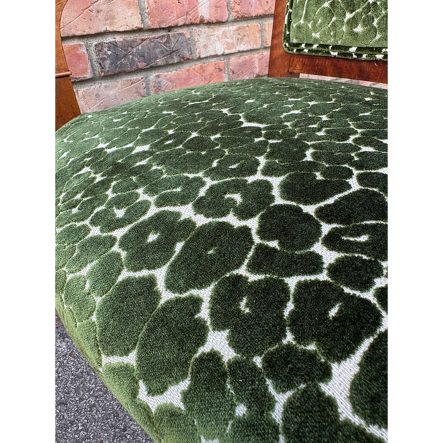 Dark Green 19th Century French Empire Style Chair For Sale - Image 8 of 9