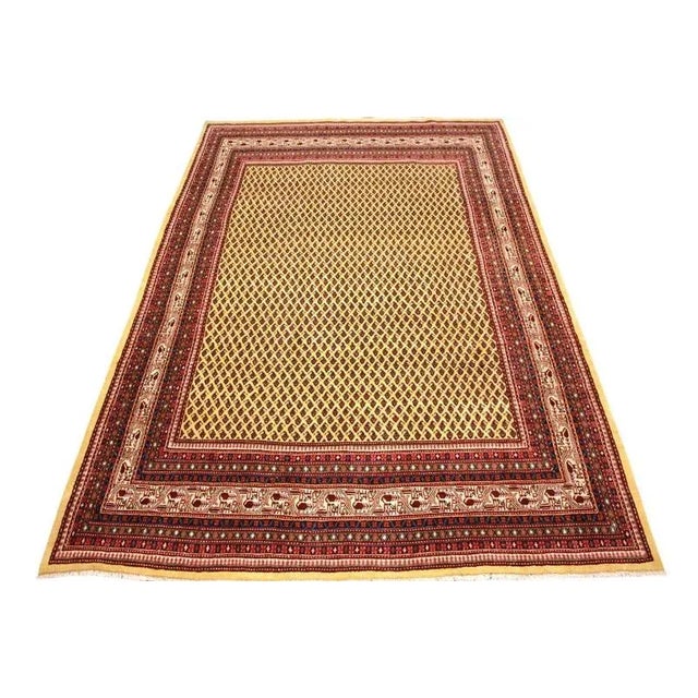 Middle Eastern Hand-Knotted Sarough Rug For Sale - Image 11 of 11
