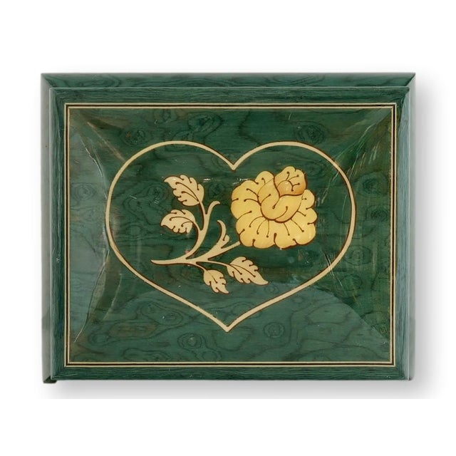 Italian Inlaid Music Box "Unchained Melody" For Sale - Image 4 of 8