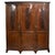 Edwardian Flame Mahogany Bow Front Wardrobe, 1900s For Sale - Image 11 of 11
