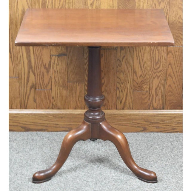 Chippendale Kittinger Williamsburg Mahogany Table Occasional Table Wa 1009 For Sale - Image 3 of 9