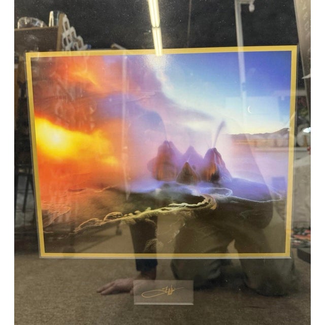 1980s Michael Fatali Cibrachrome Rising Spirit Signed Framed For Sale In Atlanta - Image 6 of 6