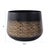Black Golden Thread Wide Mouth Vessel For Sale - Image 8 of 8