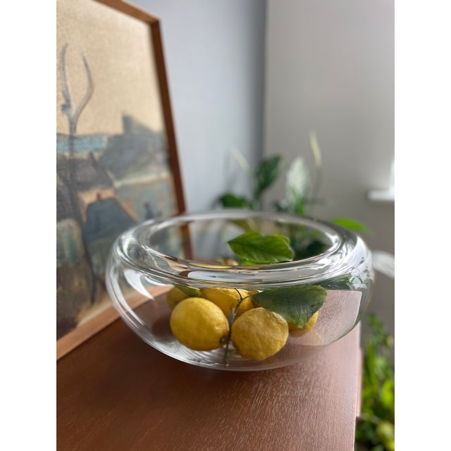 Danish Provence Glass Bowl by Per Lütken for Holmegaard, 1950s For Sale - Image 6 of 10