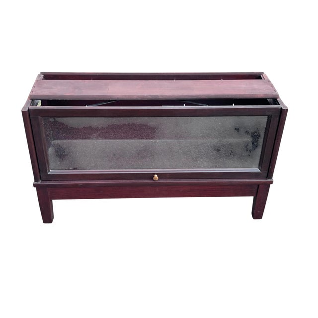 Mid 20th Century Hale 3 Section Mahogany Barrister Bookcase For Sale - Image 11 of 13