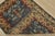 Kazak Rug 2’9” X 4’2” Blue Wool Tribal Hand-Knotted Oriental Carpet For Sale - Image 9 of 10